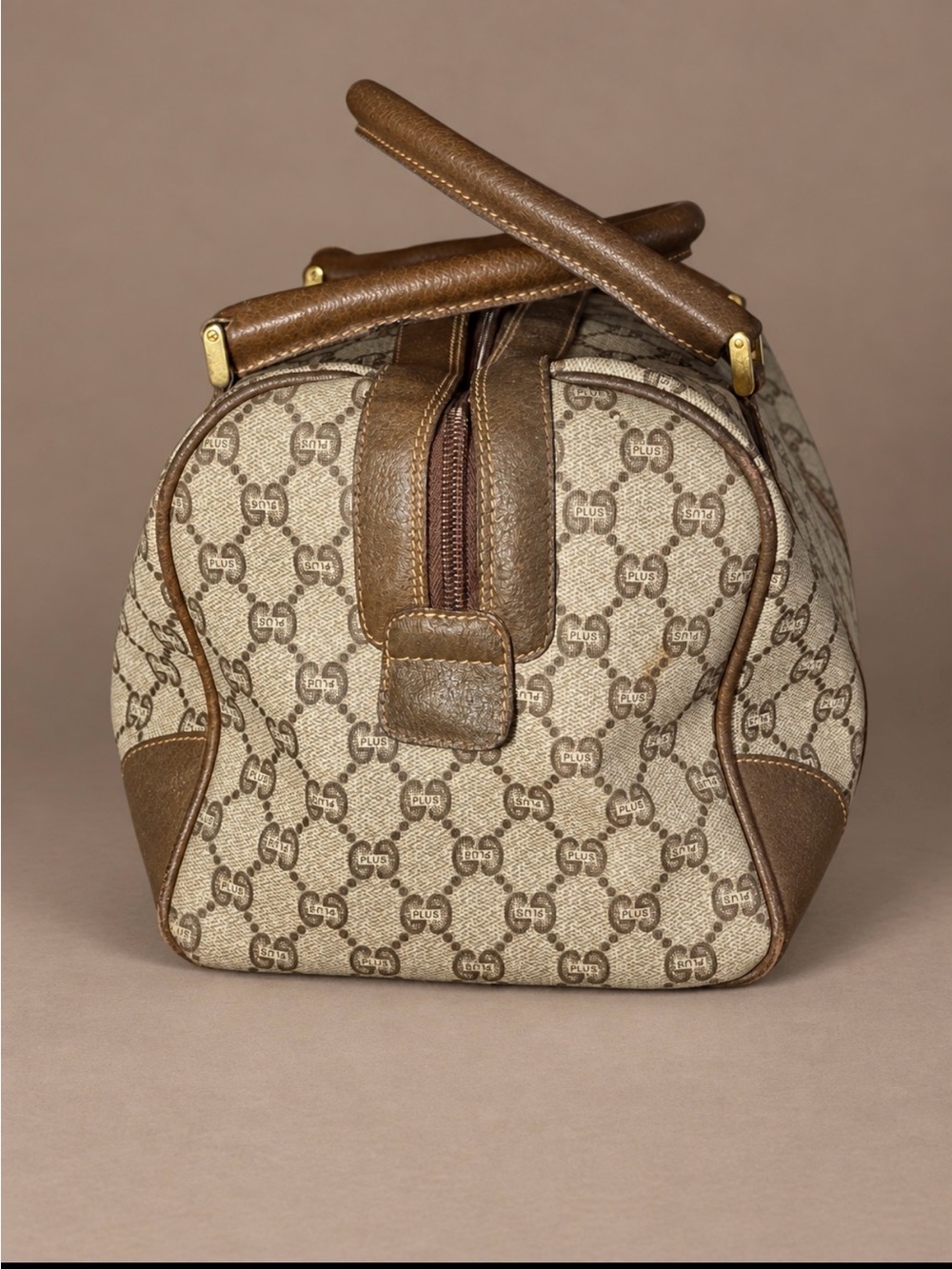 RARE Authentic Vintage Gucci Plus Boston Bag & Pristine Matching Wallet - Picture 7 of 13